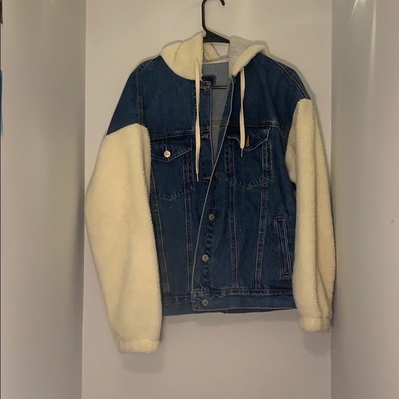 Forever 21 Jackets & Blazers - Fur/Jean Jacket